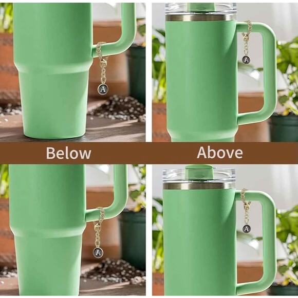 4-Piece Stanley/Mug Letter Charms, New in Wrapper - Picture 2 of 5